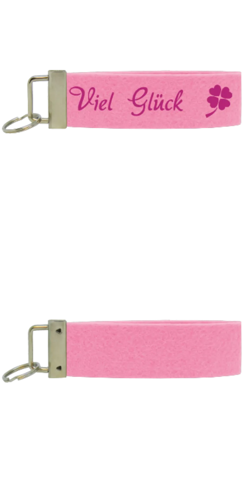 Schlüsselanhänger aus Filz, frei personalisierbares Unikat - Personalisiertes Produkt