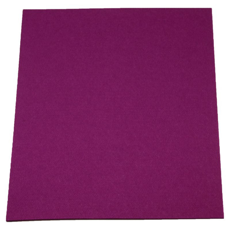 Filzplatten | 37 x 25 / 37 x 50 / 75 x 50 cm | 100% Polyester | 3mm stark | vegan | große Farbauswahl