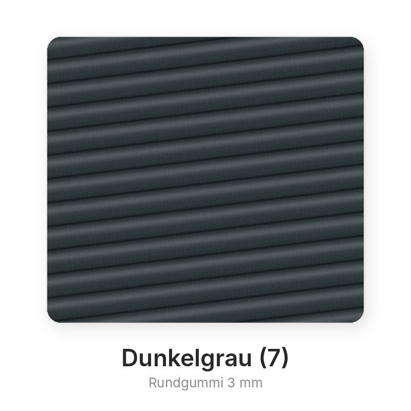 Rundgummi 3mm in verschiedenen Farben und Längen