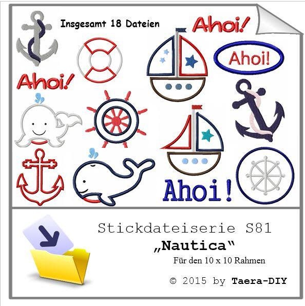Stickdateiserie Nautica S81