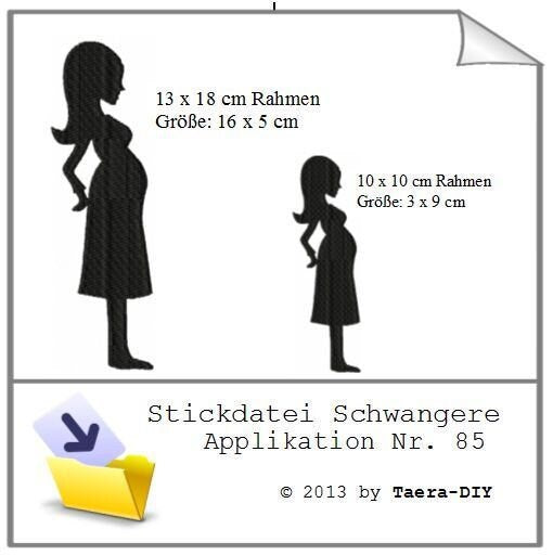 Stickdatei Schwangere Nr. 85