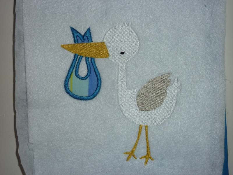 Stickdatei Storch Nr. 116