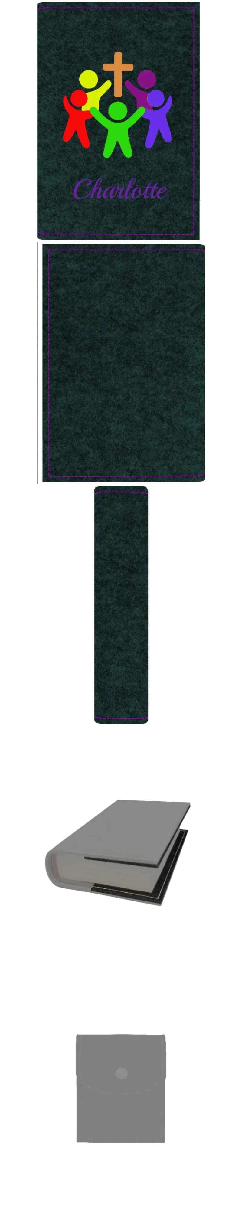 Gotteslobhülle mit Namen aus Filz, frei personalisierbares Unikat - Personalisiertes Produkt