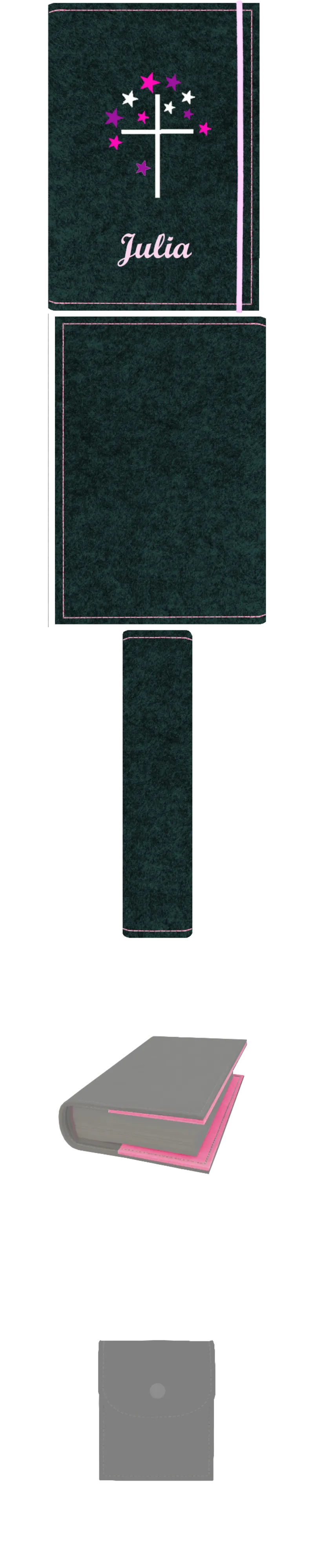 Gotteslobhülle mit Namen aus Filz, frei personalisierbares Unikat - Personalisiertes Produkt