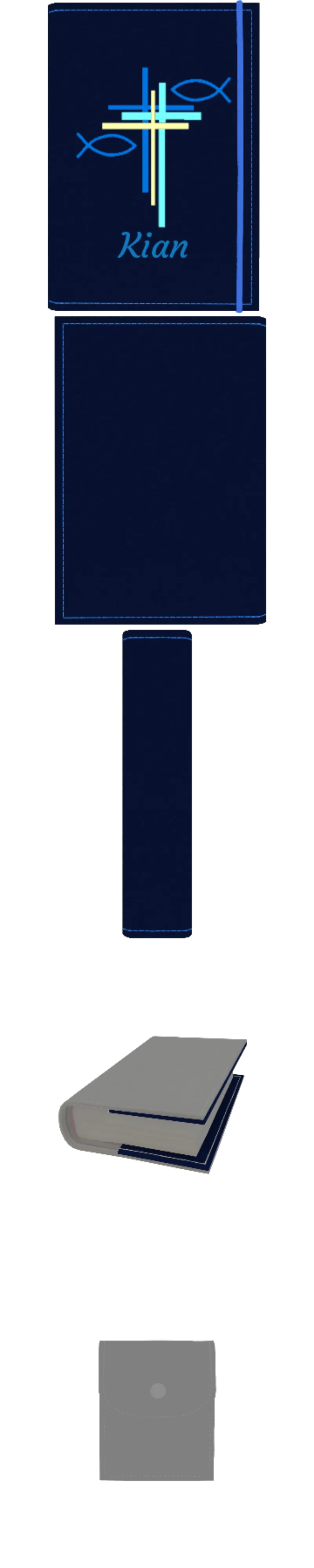 Gotteslobhülle mit Namen aus Filz, frei personalisierbares Unikat - Personalisiertes Produkt