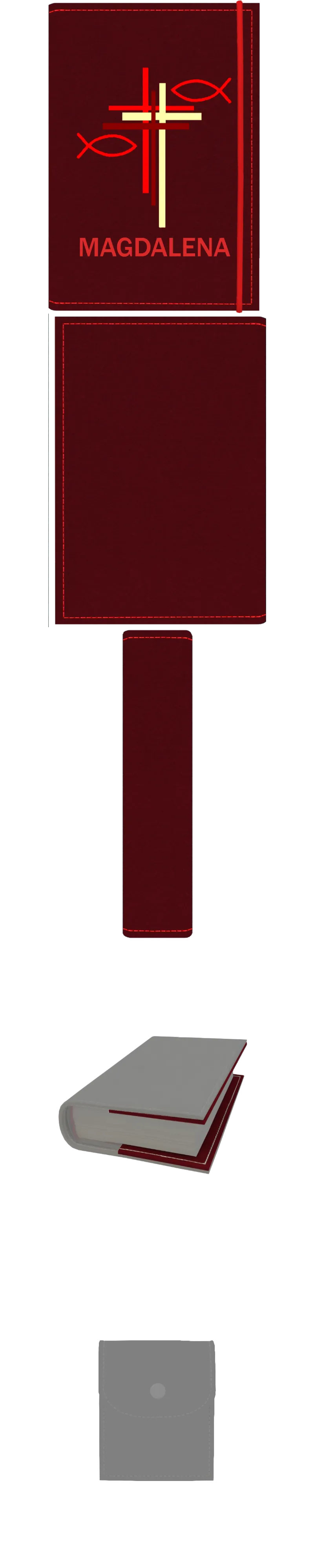 Gotteslobhülle mit Namen aus Filz, frei personalisierbares Unikat - Personalisiertes Produkt