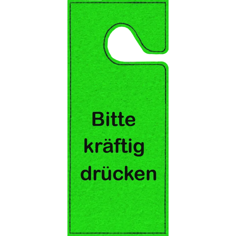 Türanhänger aus Filz, frei personalisierbares Unikat - Personalisiertes Produkt