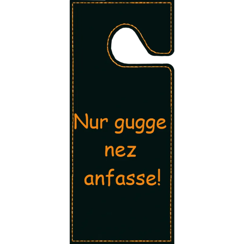 Türanhänger aus Filz, frei personalisierbares Unikat - Personalisiertes Produkt