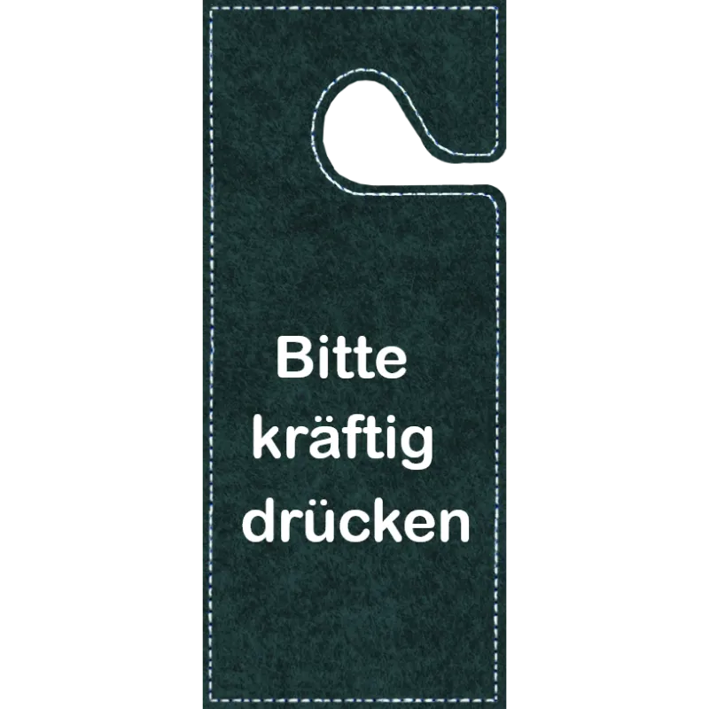 Türanhänger aus Filz, frei personalisierbares Unikat - Personalisiertes Produkt