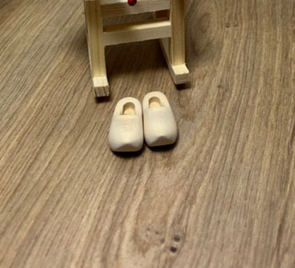 Wichtel Holzschuhe Zubehör Miniatur