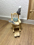 Wichtel KOMPLETTSET Schaukelstuhl mit Stricksachen Mütze und Holzschuhe Miniatur Set mit 5 Teilen