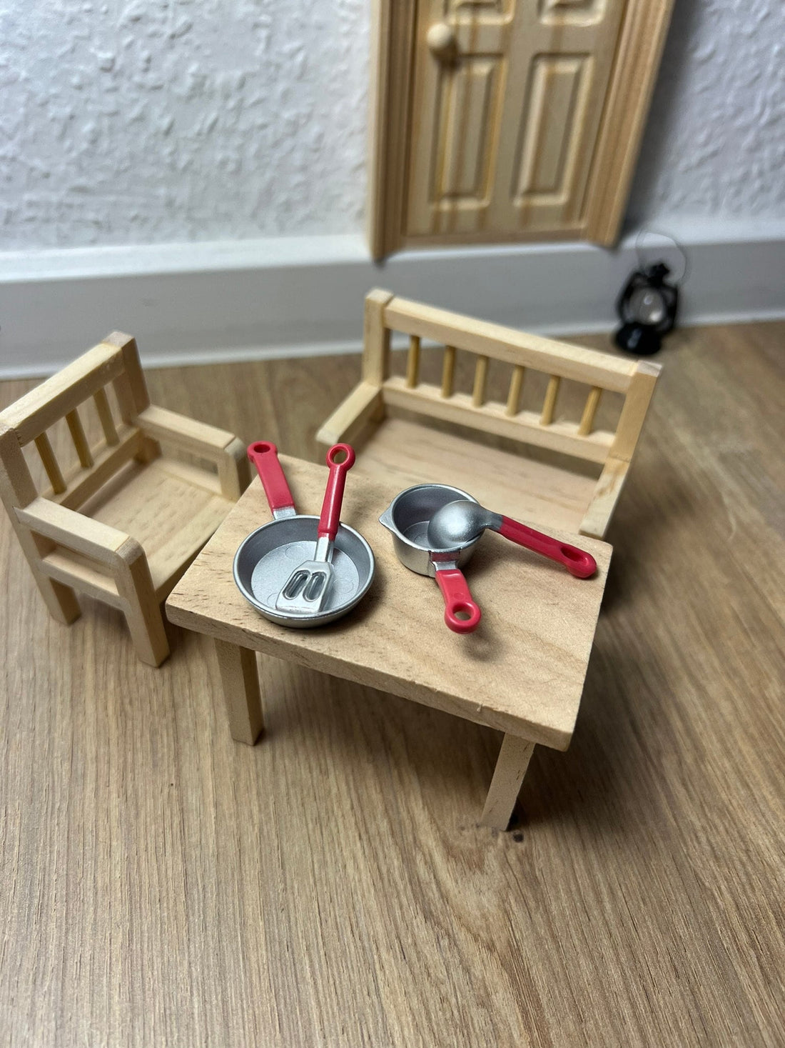 Wichtel Küchen Geschirr Miniatur Pfanne
