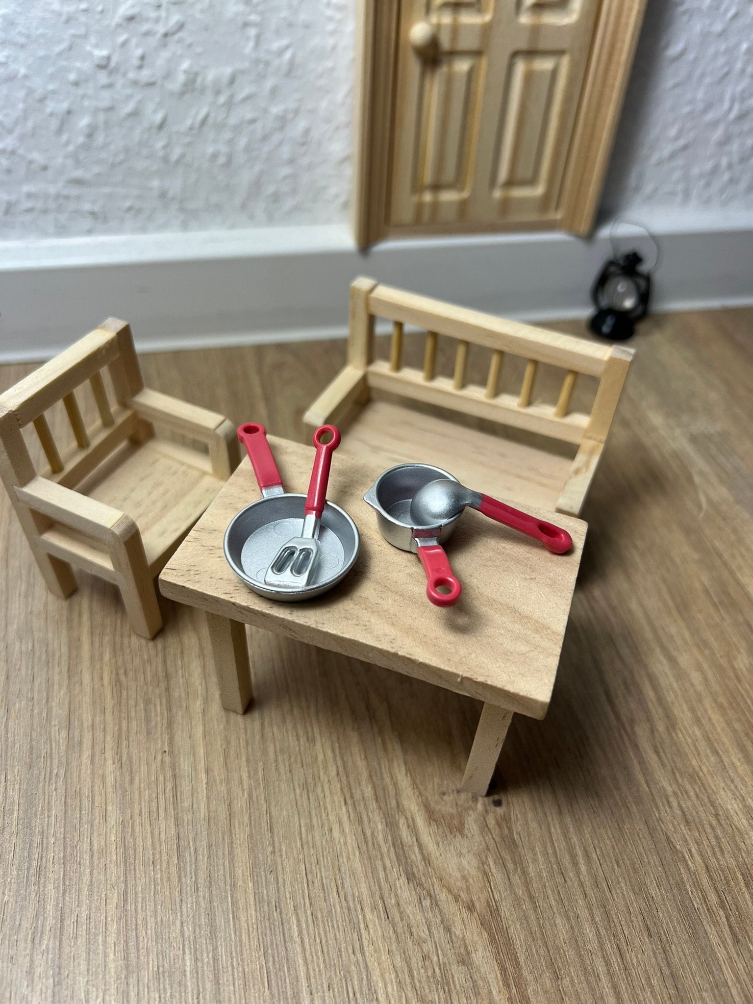 Wichtel Küchen Geschirr Miniatur Pfanne