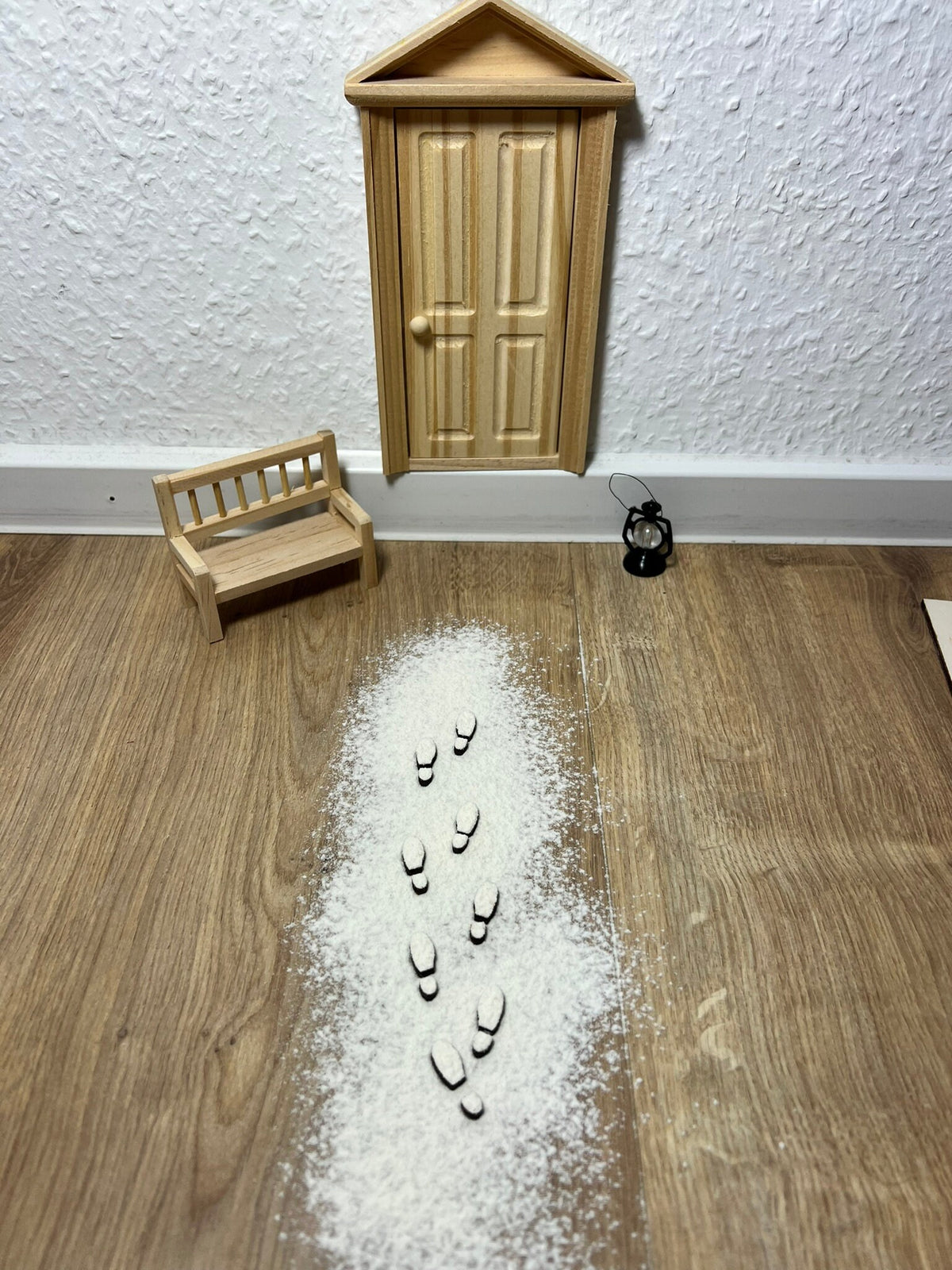 Fußspuren Schablone Wichtel Zubehör