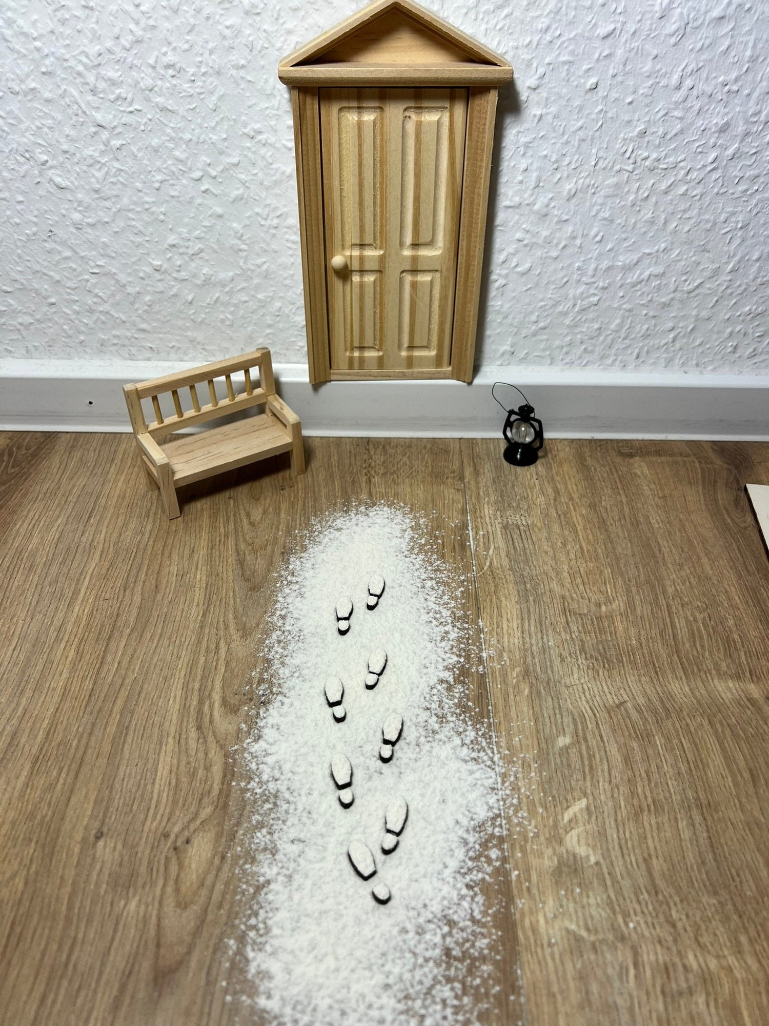 Fußspuren Schablone Wichtel Zubehör