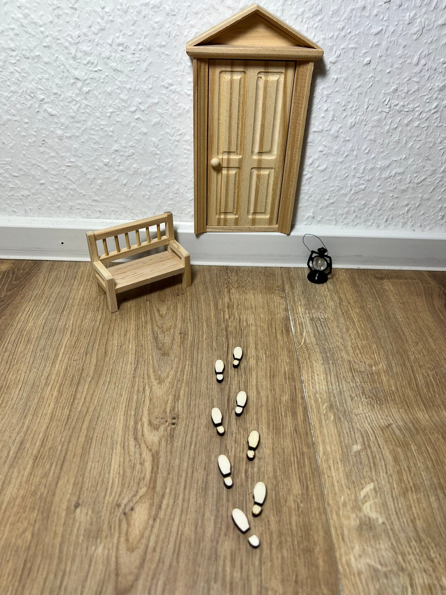 Fußspuren Schablone Wichtel Zubehör