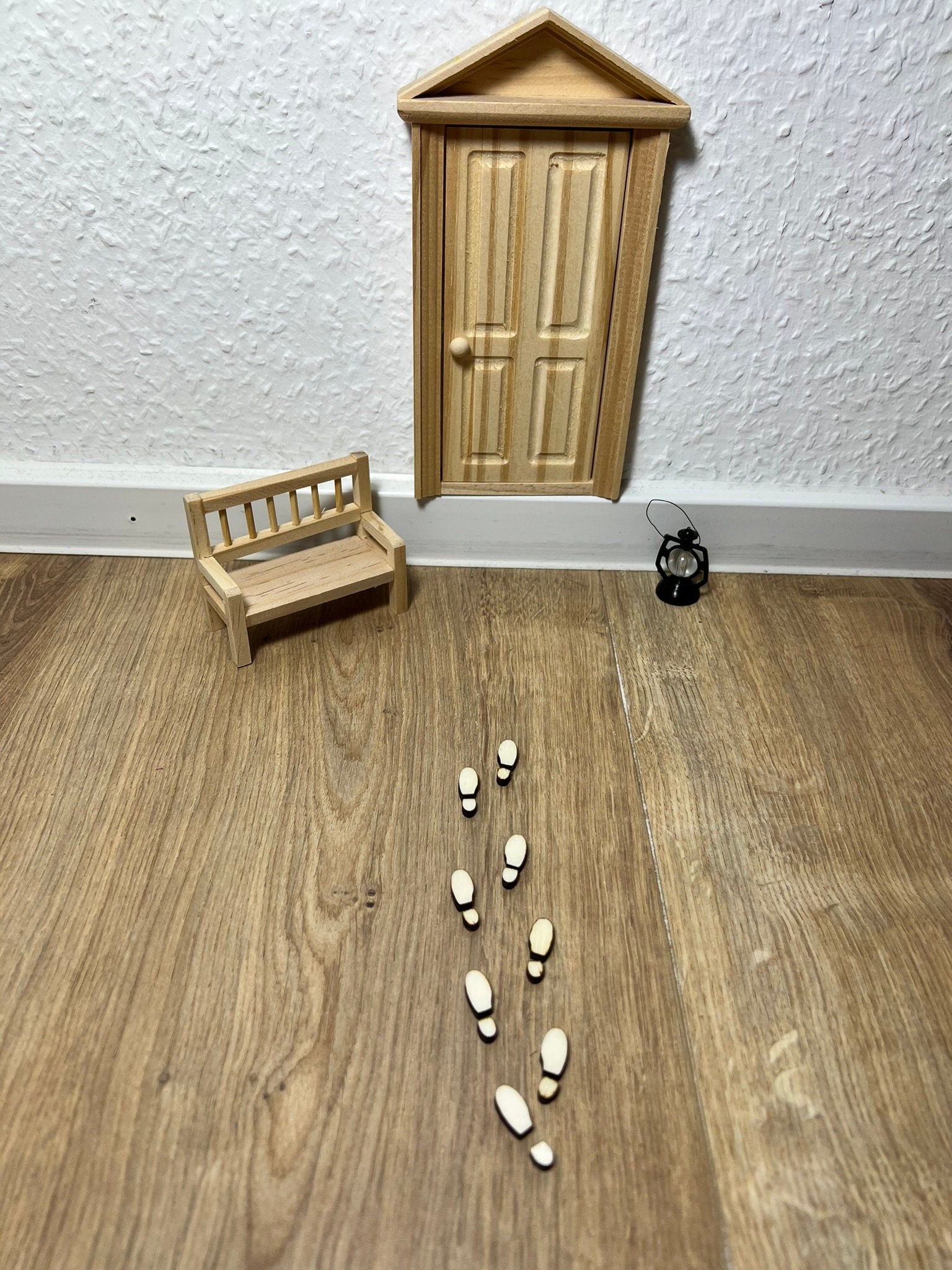 Fußspuren Schablone Wichtel Zubehör