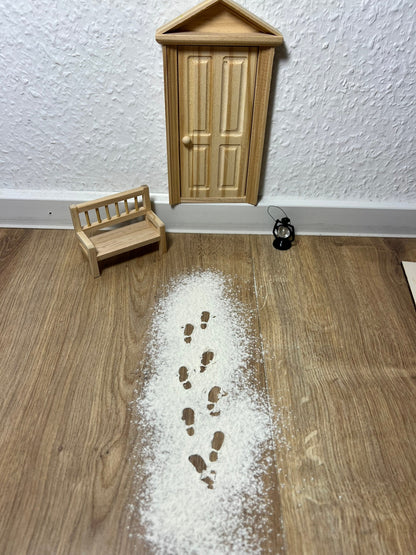 Fußspuren Schablone Wichtel Zubehör