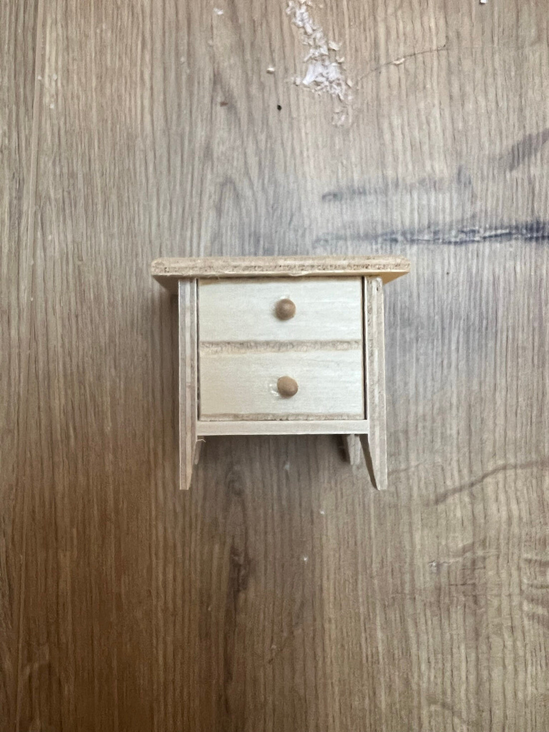 Wichtel Nachttisch Miniatur Größe: 4,6 x 3,2 x 4,9cm Schlafzimmer Zubehör Nachtschrank