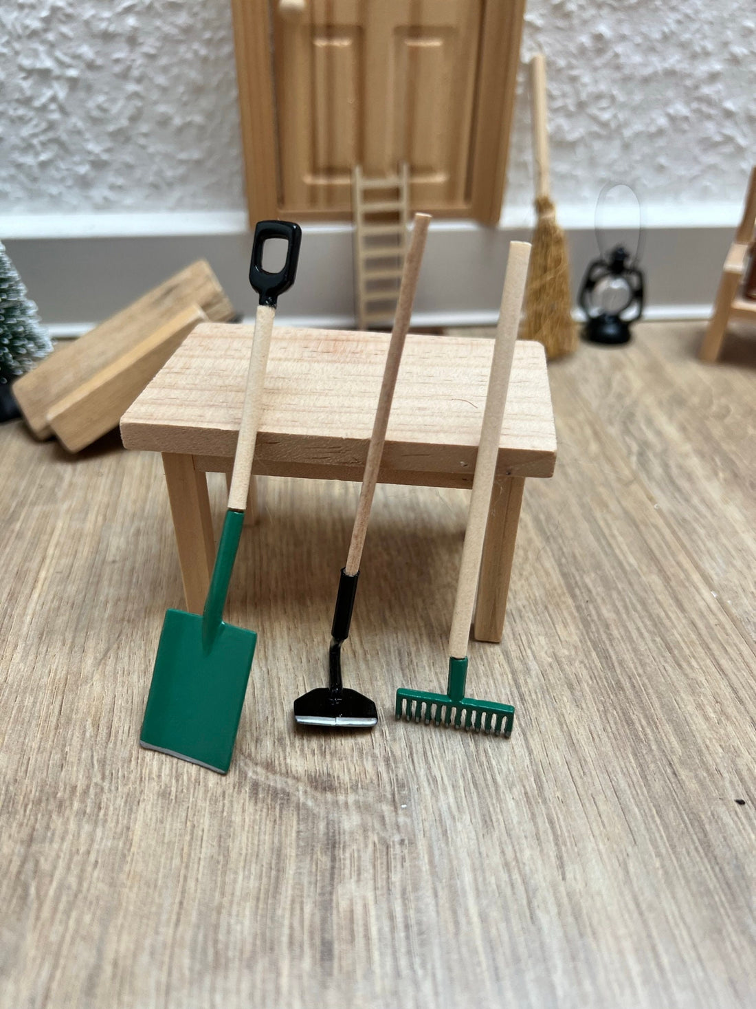 Wichtel Gartenwerkzeug 3er Miniatur Set