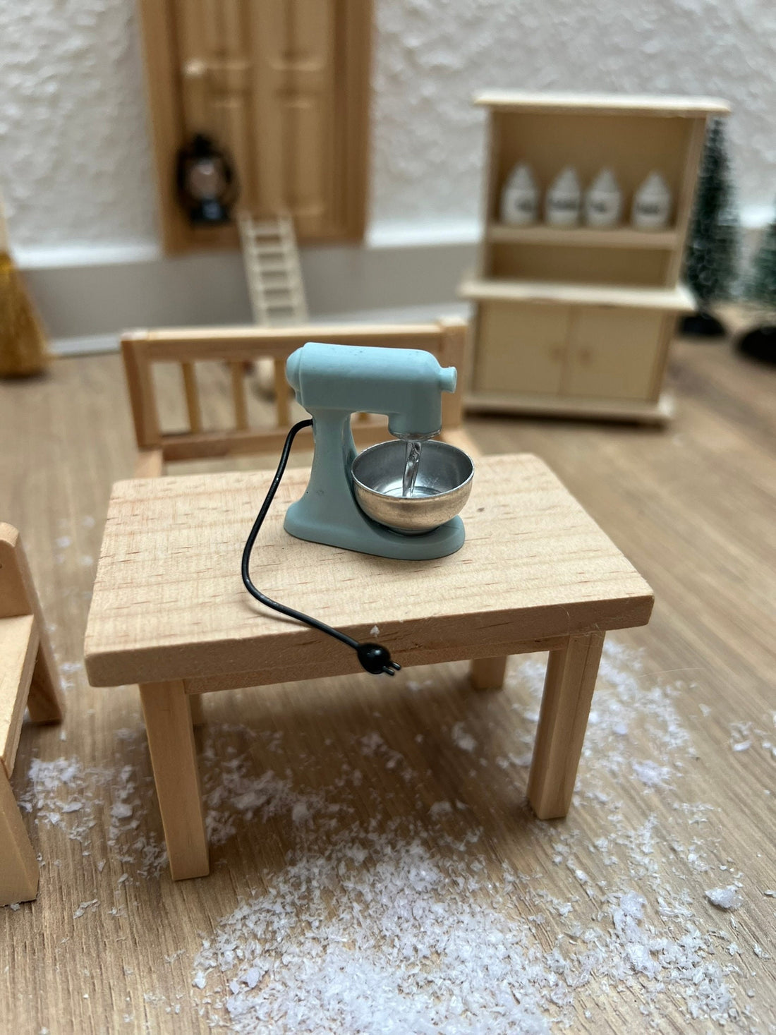 Wichtel Küchenmaschine Rührmaschine in Miniatur