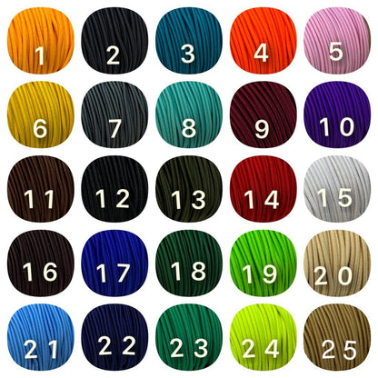 5 Meter Rundgummi 3mm in verschiedenen Farben