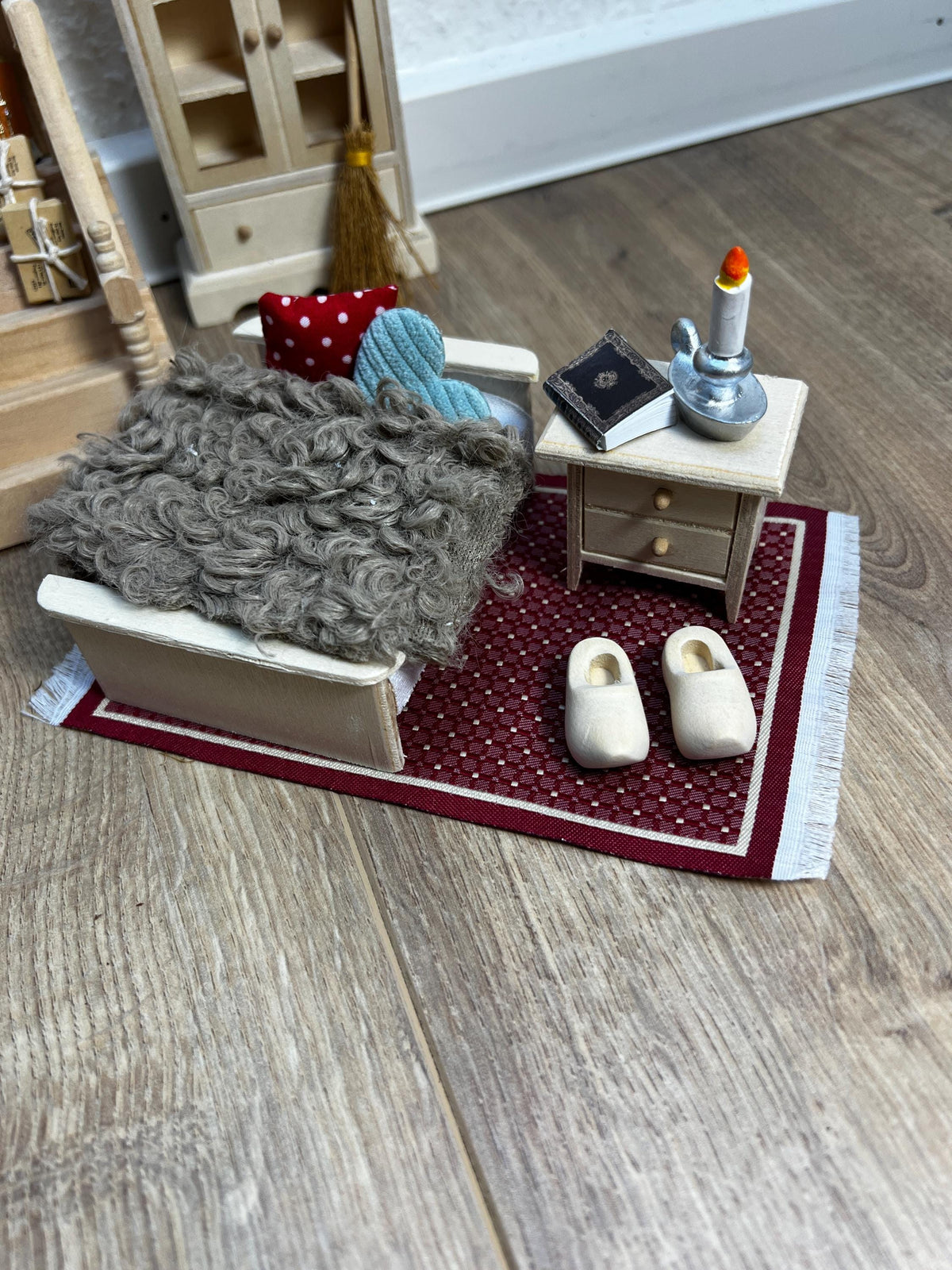 Wichtel Holzschuhe Zubehör Miniatur