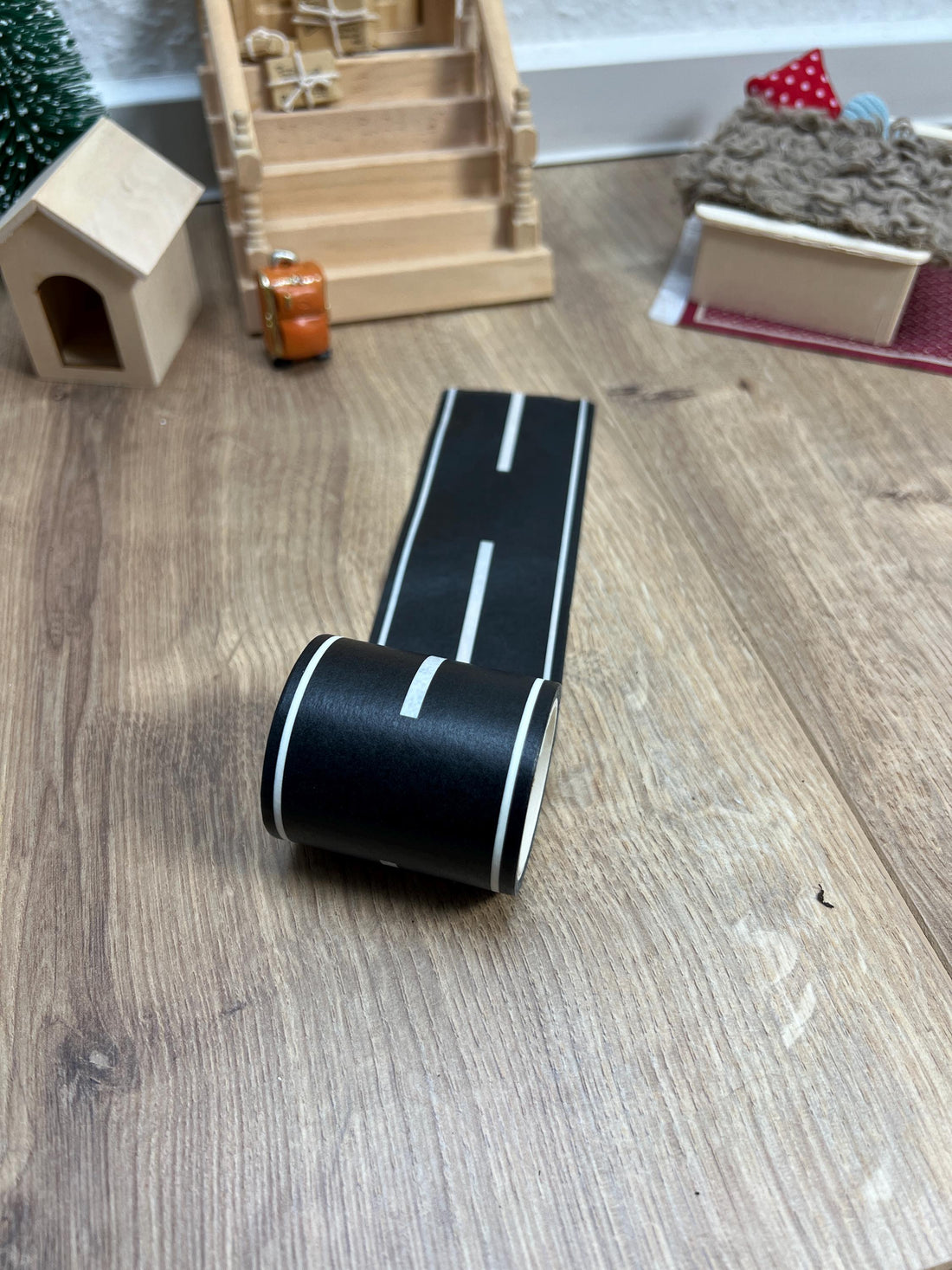 Wichtel Straße selbstklebend, 5 m x 4,8cm Baustelle Rolle