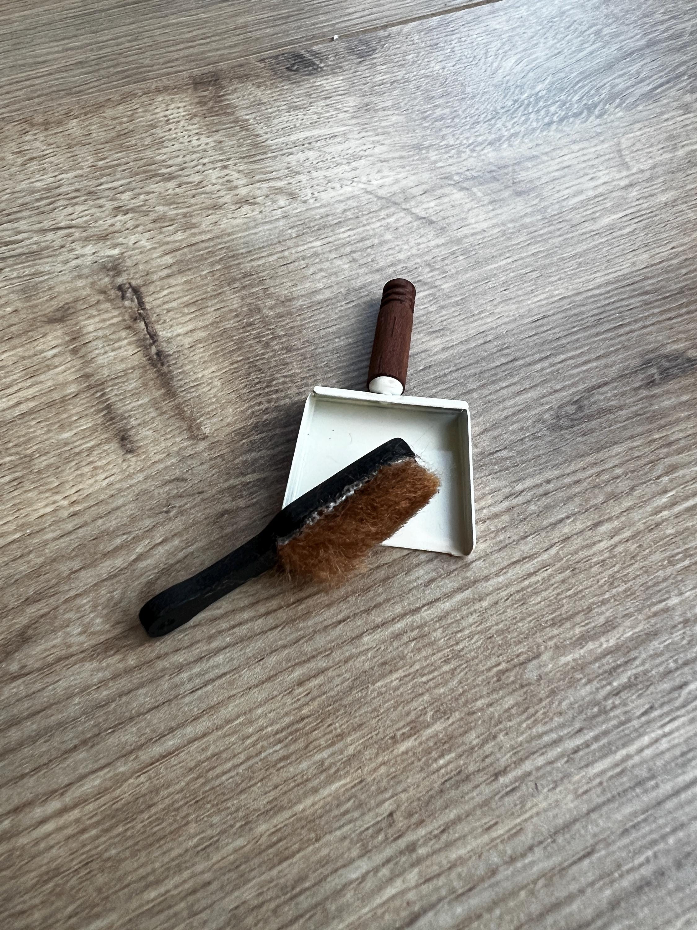 Wichtel Putzset Miniatur Kehrbesen Schaufel Eimer