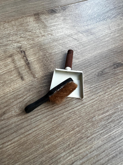 Wichtel Putzset Miniatur Kehrbesen Schaufel Eimer