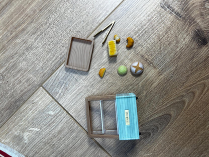 Wichtel Bäckerei Verkaufstheke mit viel Zubehör Miniatur
