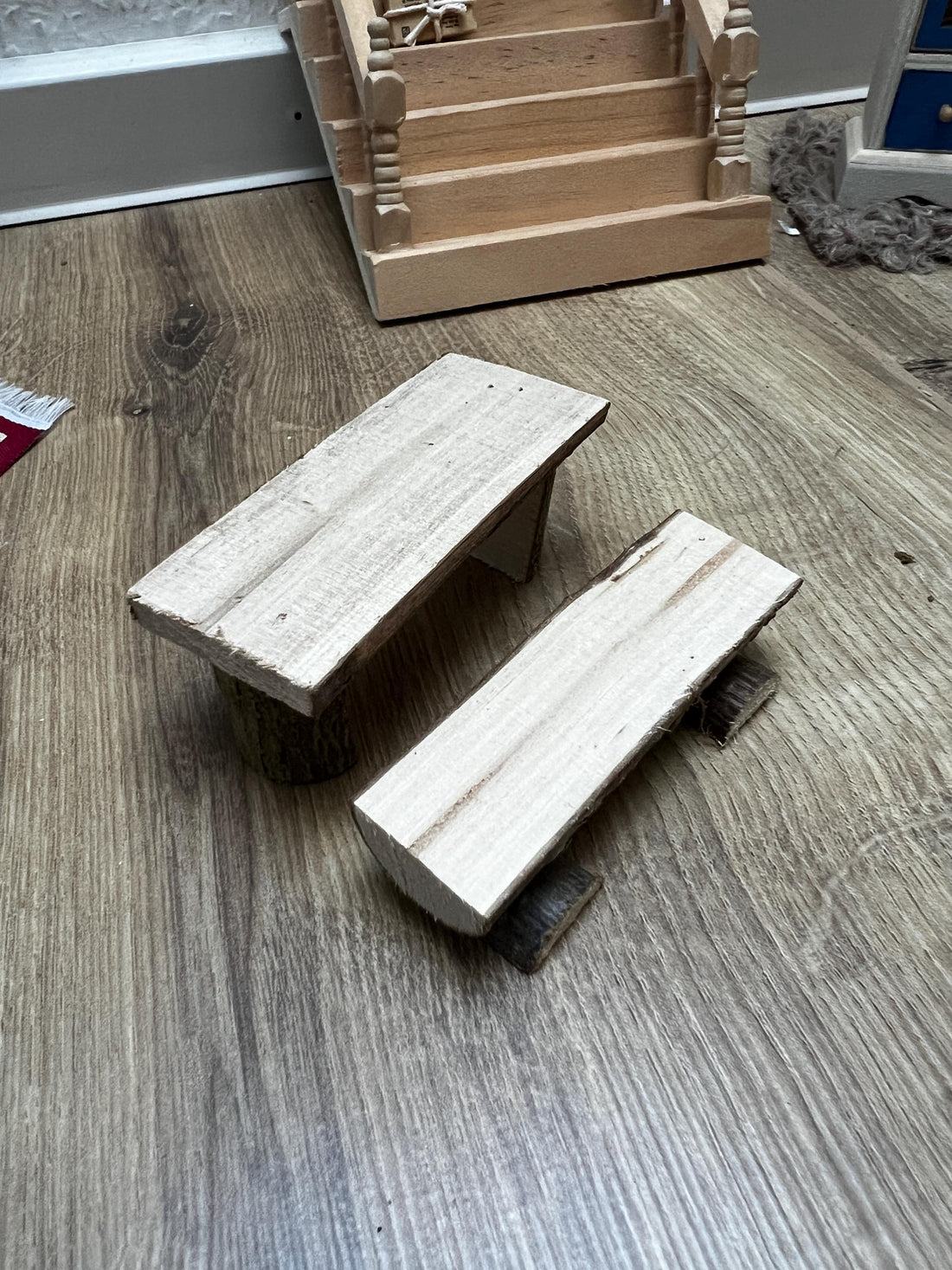 Wichtel Sitzecke - Tisch mit Bank aus Holz