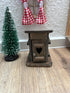 Wichtel Toiletten Häuschen Klo aus Holz Miniatur ca. 10 cm