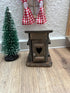 Wichtel Toiletten Häuschen Klo aus Holz Miniatur ca. 10 cm