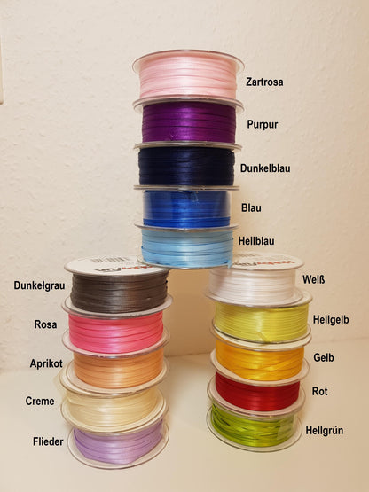 Anhänger für Schultüte mit Name des Kindes und Datum der Einschulung hochwertig bestickt zum Befestigen an Schultüte personalisiert