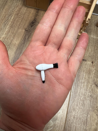 Wichtel Fön Miniatur Badezubehör Haartrockner Wichteldusche Badezimmer