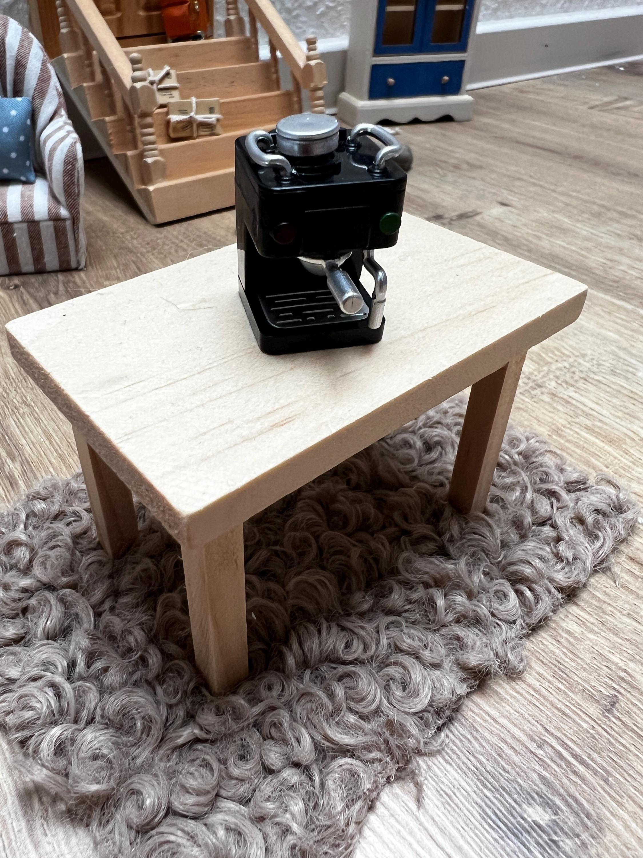 Wichtel Espresso Maschine ca. 3 x 2 cm Miniatur Kaffee