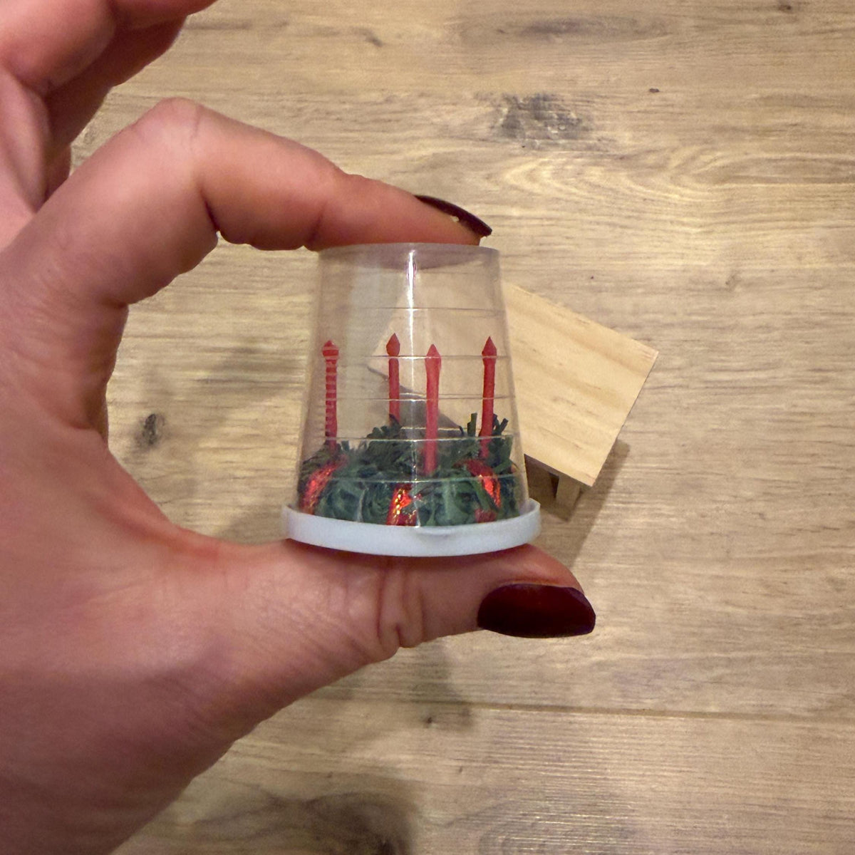 Wichtel Adventskranz mit 4 Kerzen ca. 4 cm