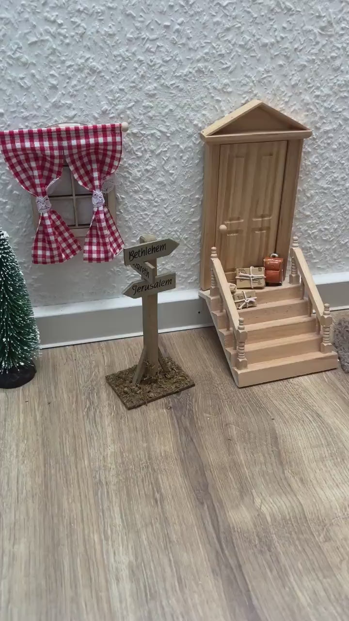 Wichtel Wegweiser ca. 15 cm Miniatur