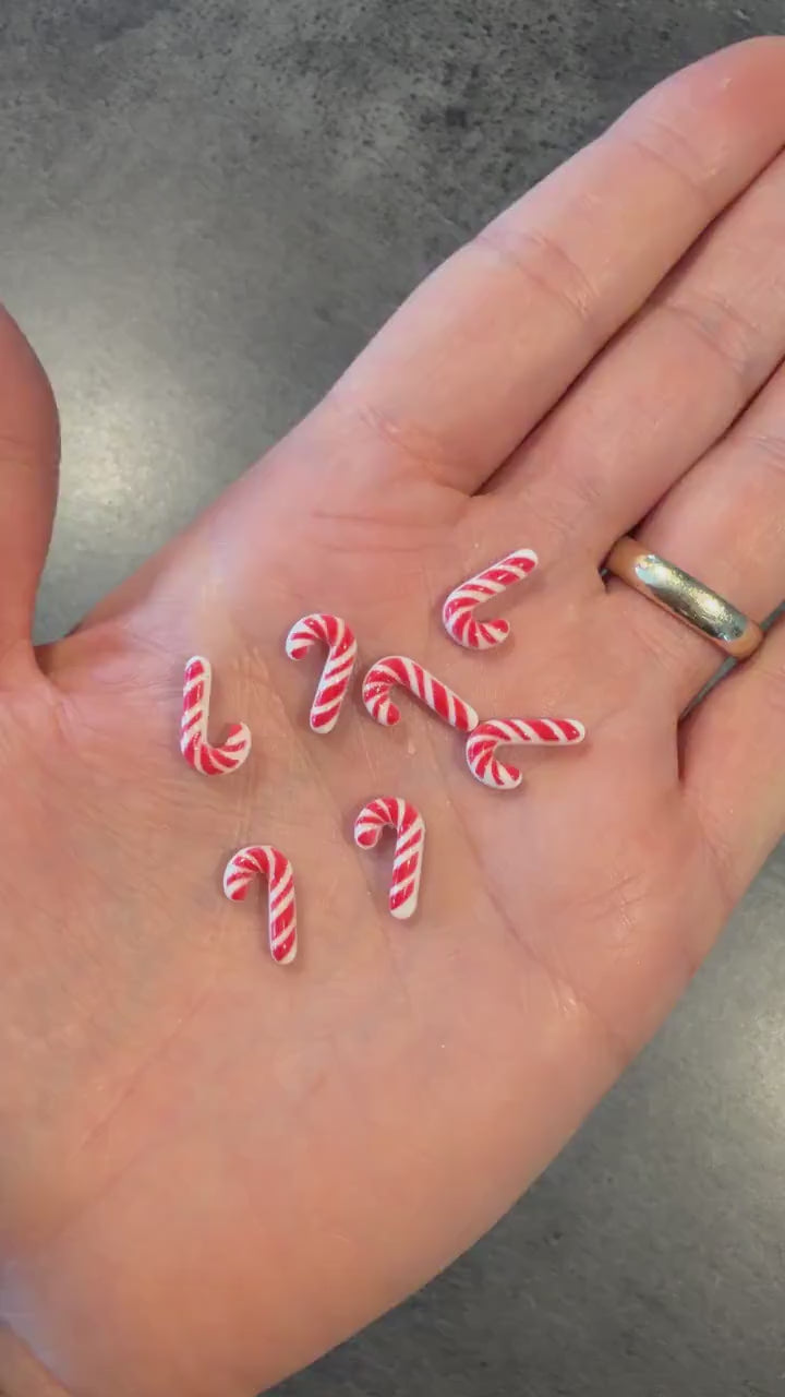 1 x Wichtel Zuckerstange Miniatur 1 cm