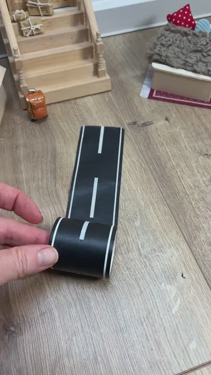 Wichtel Straße selbstklebend, 5 m x 4,8cm Baustelle Rolle