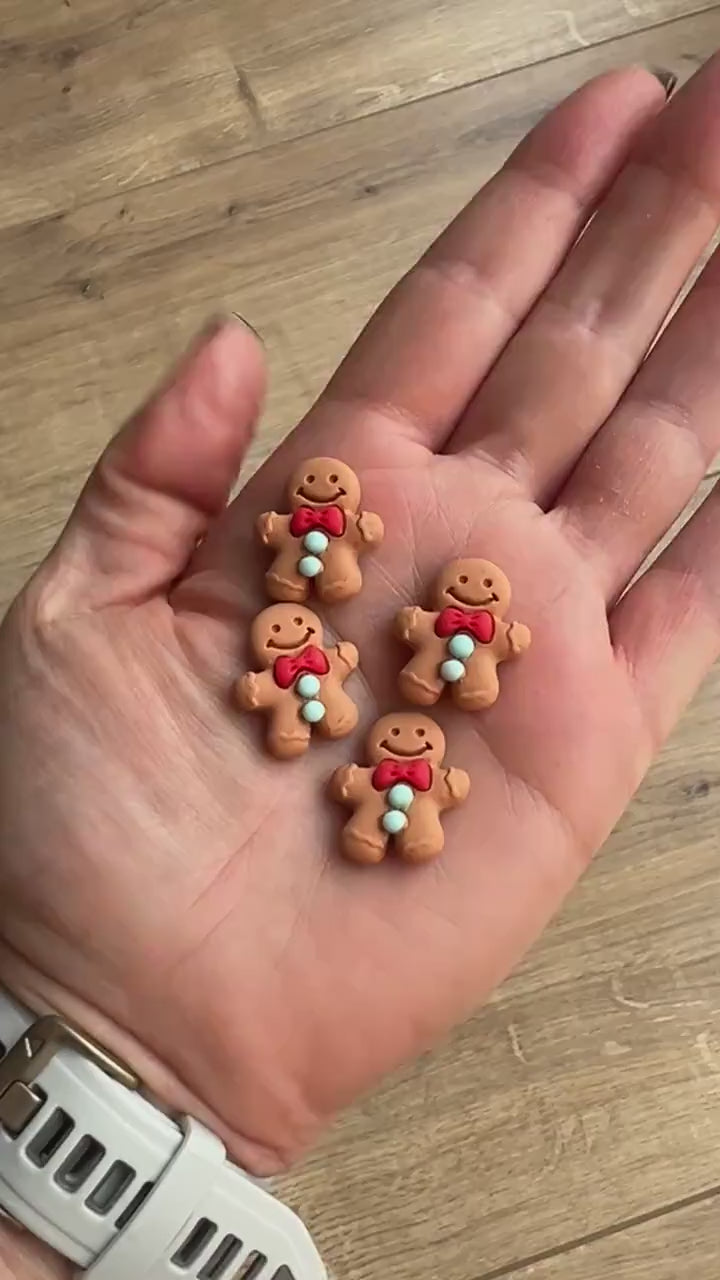 Wichtel Lebkuchen Mann Größe ca. 2 x 1,8 cm Miniatur Zubehör Süßigkeiten