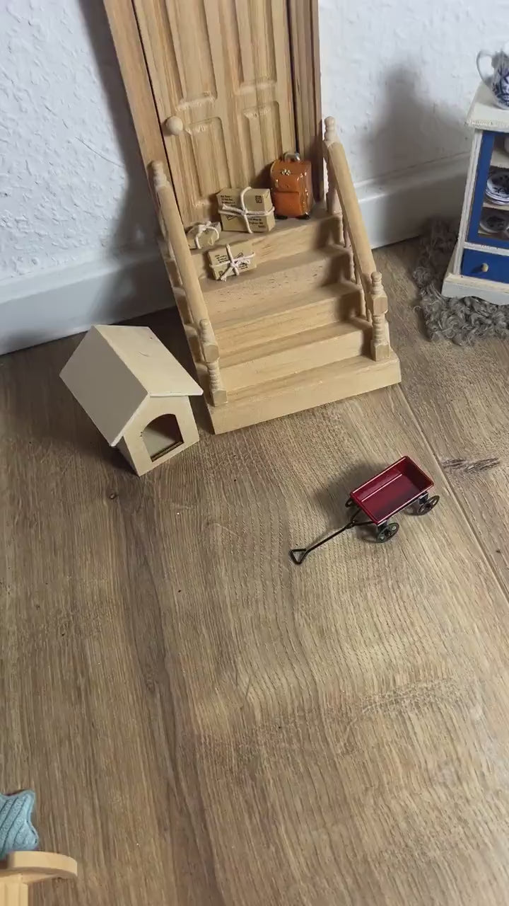 Wichtel Bollerwagen Ziehwagen Handwagen Miniatur Metall