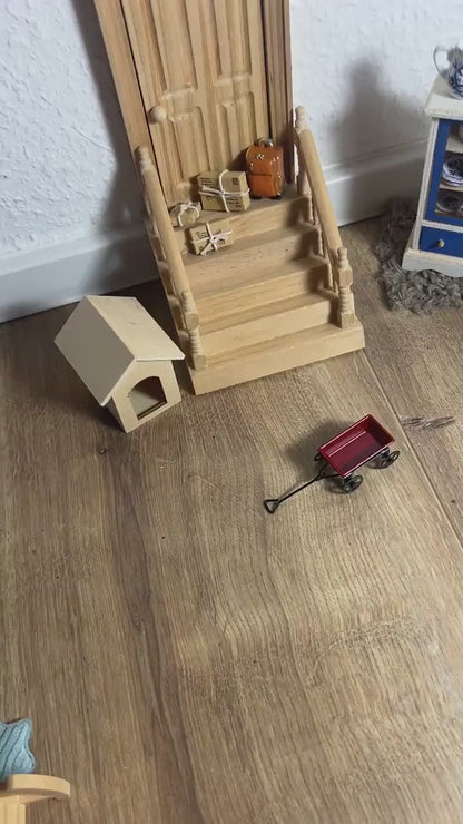 Wichtel Bollerwagen Ziehwagen Handwagen Miniatur Metall