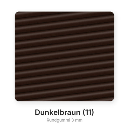 Rundgummi 3mm in verschiedenen Farben und Längen