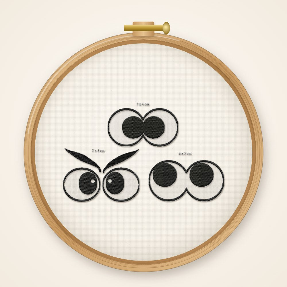 Stickdateiserie Augen