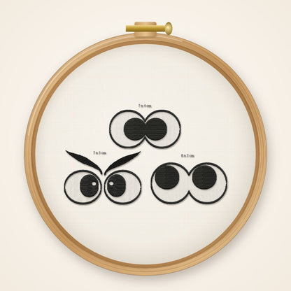Stickdateiserie Augen