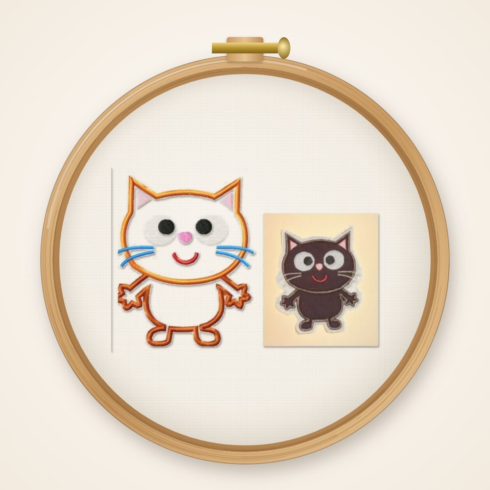 Stickdatei Katze