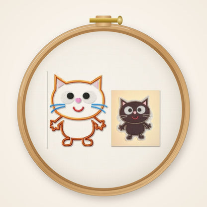 Stickdatei Katze