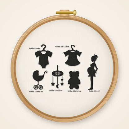 Stickdateiserie Baby